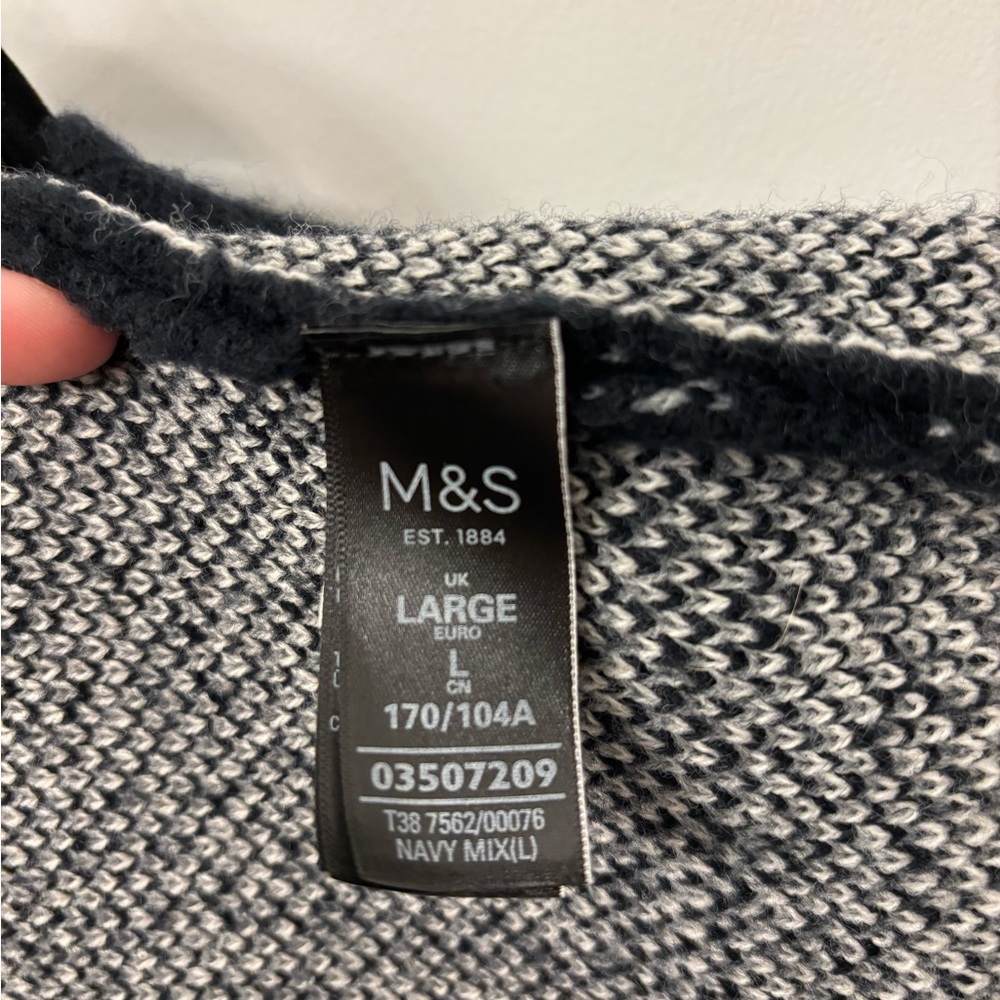 M&S Collection Cardigan, Navy - Picture 4 of 5